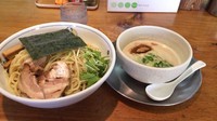 「鶏塩つけ麺」@中華そば 一楽の写真