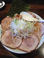 「チャーシュー麺➕中盛➕脂多め➕麺硬め」@田島商店の写真