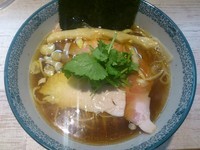 「【昼・夜限定10食】煮干しそば ￥750」@中華そば 四つ葉の写真