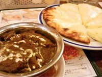 「サグマトン+チーズナン」@Hariom 取手店の写真