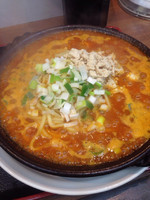 「汁あり油そば 燃えよドラゴン」@濃厚豚骨ラーメン 竹三郎の写真