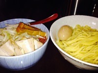 「辛味噌つけめん¥830＋味玉（クーポン）」@味噌麺処 花道庵の写真