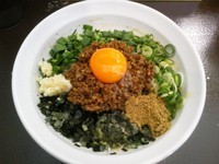 「台湾混ぜそば750円ニンニク(少)追飯」@麺屋 こころ 大岡山本店の写真
