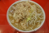 「ラーメン並(ニンニク少し・アブラマシマシ・粉マシマシ・豚)」@ジャンプの写真