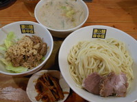 「濃菜つけ麺＋ジロベジ（しょうが焼き風味）＋ピリ辛メンマ」@濃菜麺 井の庄の写真