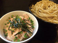 「つけめん2号➕鶏ロース丼」@麺堂 稲葉の写真