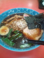 「昔らーめん　黒　男味」@珍來 鎌取店の写真
