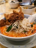 「排骨担々麺1200円」@希須林 赤坂店の写真