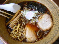 「笠間の黒らーめん（680円）」@中華そば かっちゃんの写真