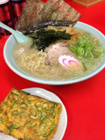 「ラーメン+焼き玉 490円+60円」@ラーメンショップ 結城東店の写真