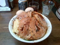 「味噌雷+豚W+味玉W」@雷 北松戸本店の写真