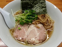 「【夜の部・期間限定】裏？煮干しそば「100」￥730」@あぢとみ食堂の写真