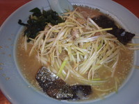 「ネギミソラーメン(700円)、ごはん小小(50円)」@ラーメンショップ 下松店の写真