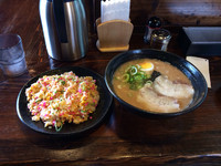 「半焼き飯セット 750円」@まんてんの写真