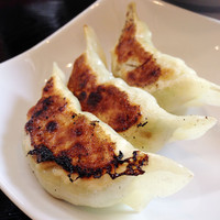 「半チャーハンセット（餃子3ヶつき）　300円」@手打ちラーメン 月ヶ瀬支店の写真