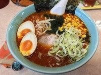 「からし麺＋味玉（￥740＋￥100）」@ラーメン菱和 上大岡店の写真