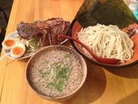 「鶏和牛つけめん全部のせ、980円」@麺屋 八頭龍 戸田店の写真