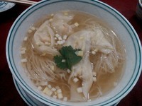 「鮮蝦雲呑麺 ￥1370」@中華菜館 同發 別館の写真