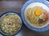 「【季節限定】かま玉つけそば ￥880」@頓知房の写真