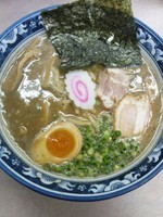 「濃厚にぼしそば（味玉トッピング）」@こだわり麺工房 たごの写真