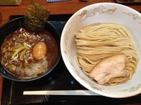 「つけ玉そば+麺大盛り」@市川ウズマサの写真