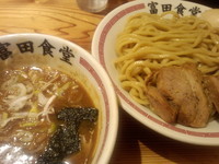 「濃厚つけそば＋味玉」@松戸中華そば 富田食堂の写真