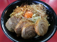 「まぜそば＋豚2枚￥900」@麺屋 桐龍の写真