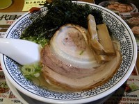 「旨塩仕立　磯海苔ラーメン　＋餃子：無料券」@二代目丸源 松本店の写真
