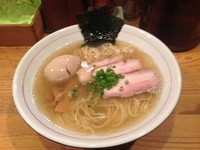 「塩中華そば700円、味玉100円」@麺屋KABOちゃんの写真