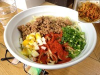 「カレー汁なし 並」@自家製麺 てんかの写真