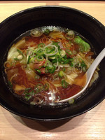 「ぼっかけ醤油ラーメン」@らーめん酒家 驛麺 新大阪の写真