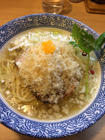 「鶏節おかかの粟国の塩そば（火曜、金曜の夜限定）」@中華そば 多賀野の写真