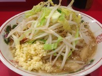 「ラーメン　650円 （ニンニクＷ・カラメ）」@ラーメン英二の写真