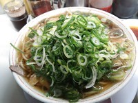 「ラーメン（ネギ多め）￥650」@本家第一旭 たかばし本店の写真
