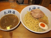 「つけ麺中盛り　750円」@秋葉原ラーメン 天神屋 秋葉原本店の写真