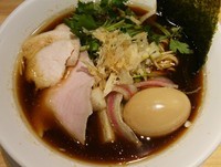 「鶏SOBA＋味玉 （140207）」@Ginza Noodles むぎとオリーブの写真