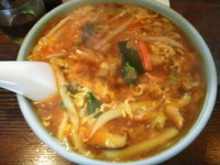 「スーラータンメン 580円」@中華料理 龍園の写真