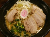 「味噌ラーメン ＋肉ダブル（140206）」@麺や 月星の写真