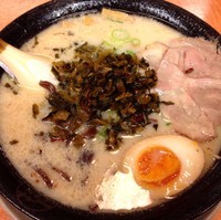 「とんこつ辛し高菜らーめん（￥690）」@藤一番 住吉店の写真