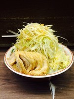 「小豚 ネギ野菜ましにんにく（750円＋ 100円）」@ラーメン二郎 横浜関内店の写真