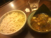 「肉つけ麺（大盛り）」@豆天狗 支店の写真