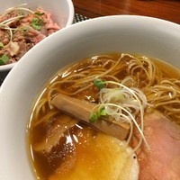 「鶏そば＋豚丼セット@980」@らぁ麺 やまぐちの写真