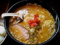 「カレーラーメン ¥850+ライス ¥100」@北海道ラーメン 帯広ロッキー 大泉店の写真