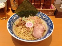 「油そば＋エビスビール（小瓶）」@らーめん文蔵の写真