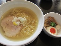 「裏メニュー・限定　塩マニア　軍鶏Ｖｅｒ（６００円）」@吉田商店の写真