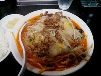 「担々たんめん ￥800＋半ライス ￥100」@たんめん本舗 ミヤビの写真