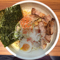 「エビマヨ汁なし（中）＋肉増し」@汁なし破顔の写真