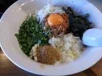 「台湾まぜそば」@らーめん・つけめん 八角の写真