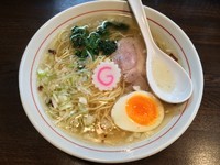 「塩そば（￥500朝ラー価格）」@新町立麺食堂 スタンダップの写真
