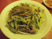 「搾菜拌麺」@龍鳳酒家の写真